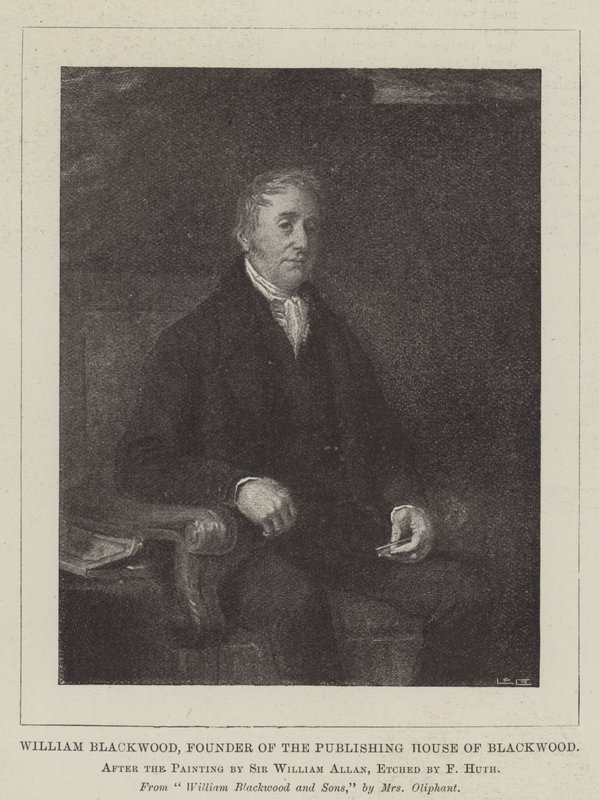 William Blackwood, Gründer des Verlagshauses Blackwood von William Allan