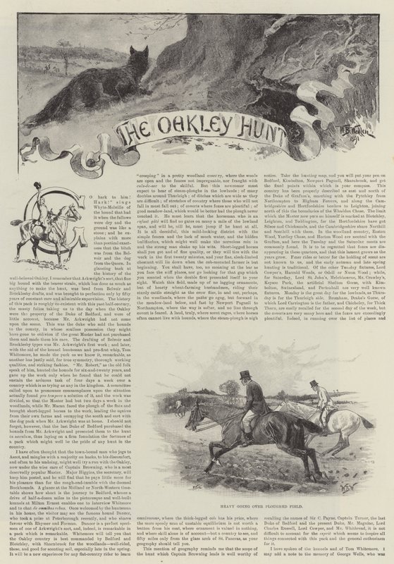 Die Oakley-Jagd von William Barnes Wollen