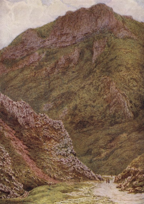 Der Löwenfelsen in den Winnats, zwischen Castleton und Edale von William Biscombe Gardner