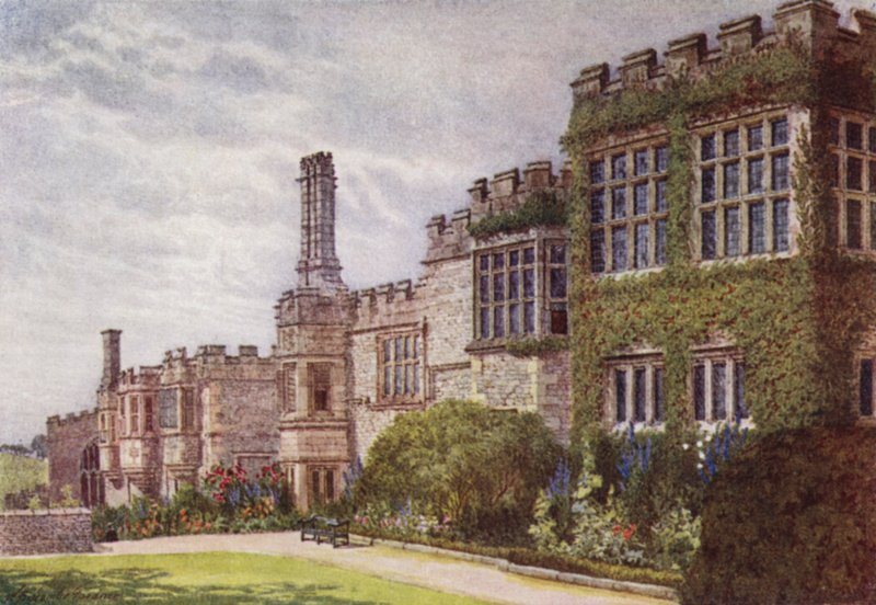 Die Südseite von Haddon Hall von William Biscombe Gardner
