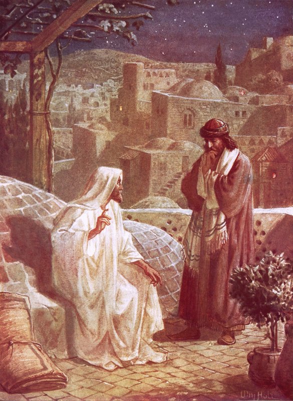 Jesus im Gespräch mit Nikodemus von William Brassey Hole