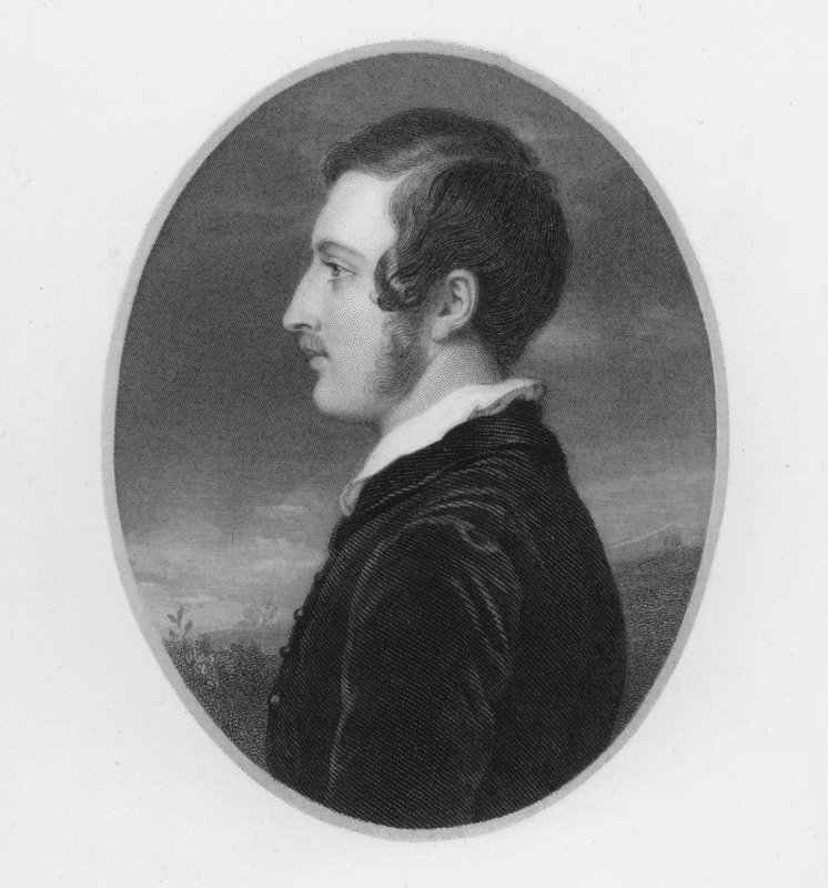 Prinz Albert im Alter von zwanzig Jahren (Stich) von William Charles (after) Ross