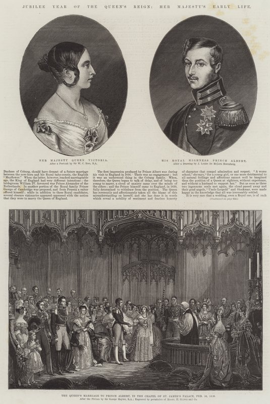 Jubiläumsjahr der Regentschaft der Königin, das frühe Leben Ihrer Majestät von William Charles Ross