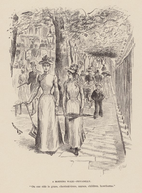 Ein Morgenspaziergang, Piccadilly von William Douglas Almond