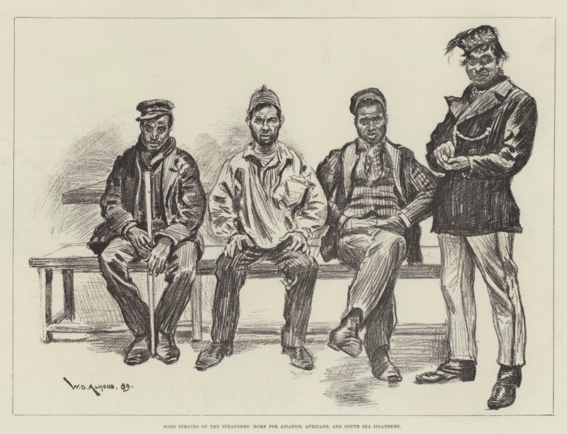 Einige Insassen des Fremdenheims für Asiaten, Afrikaner und Südseeinsulaner von William Douglas Almond