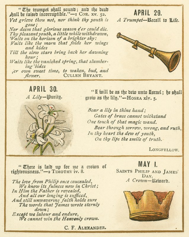 Seite aus dem Bibel-Emblem-Jubiläumsbuch von William Foster