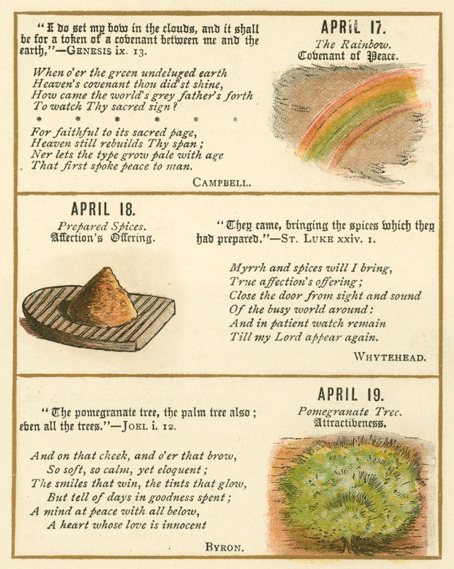 Seite aus dem Bibel-Emblem-Jubiläumsbuch von William Foster