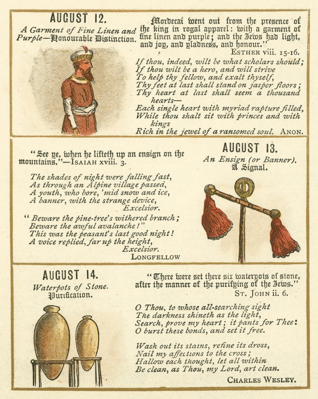 Seite aus dem Bibel-Emblem-Jubiläumsbuch von William Foster