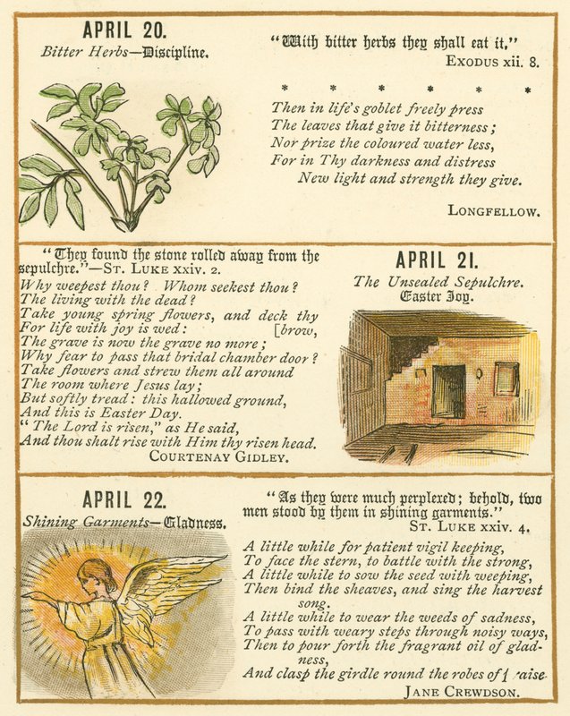 Seite aus dem Bibel-Emblem-Jubiläumsbuch von William Foster