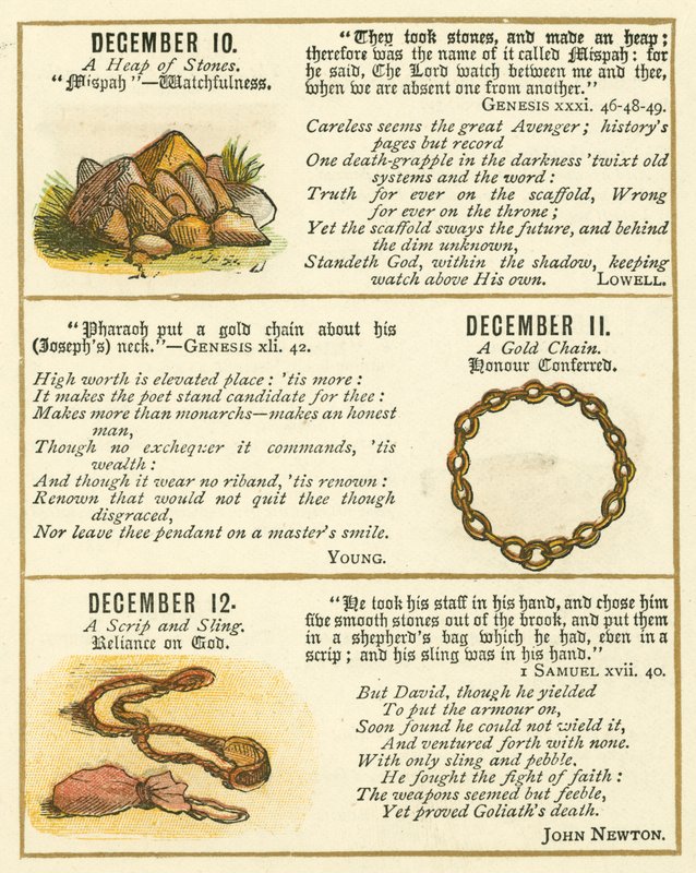 Seite aus dem Bibel-Emblem-Jubiläumsbuch von William Foster