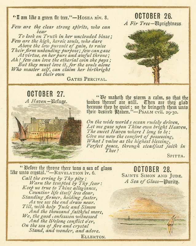 Seite aus dem Bibel-Emblem-Jubiläumsbuch von William Foster