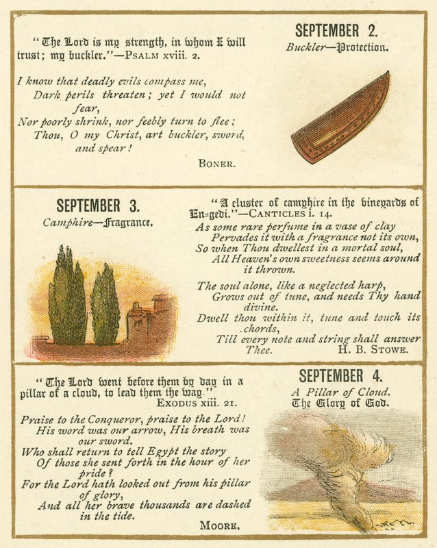 Seite aus dem Bibel-Emblem-Jubiläumsbuch von William Foster