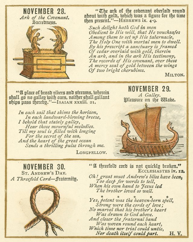Seite aus dem Bibel-Emblem-Jubiläumsbuch von William Foster