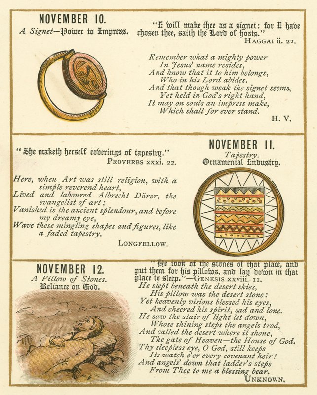 Seite aus dem Bibel-Emblem-Jubiläumsbuch von William Foster