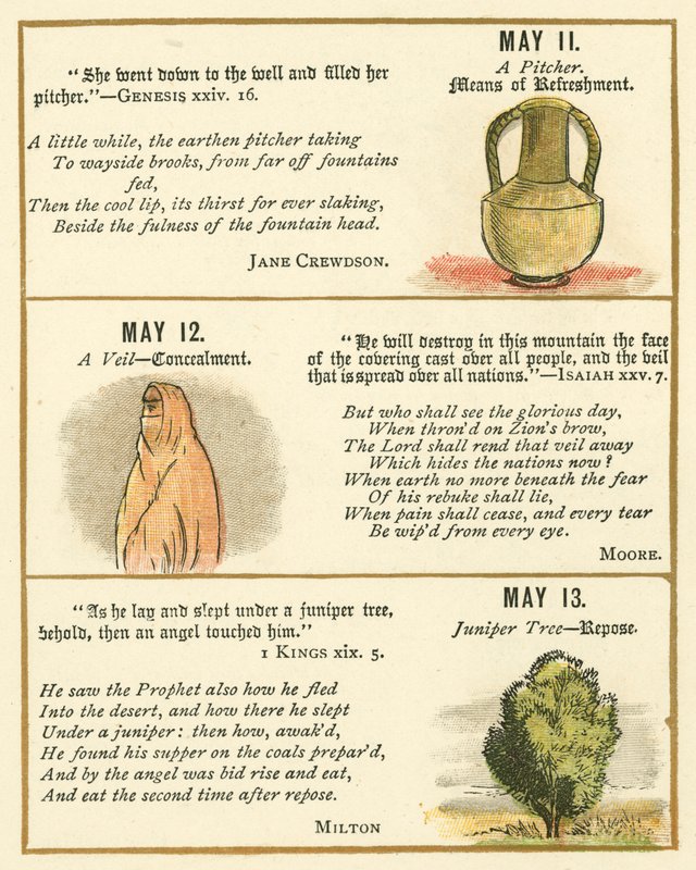 Seite aus dem Bibel-Emblem-Jubiläumsbuch von William Foster