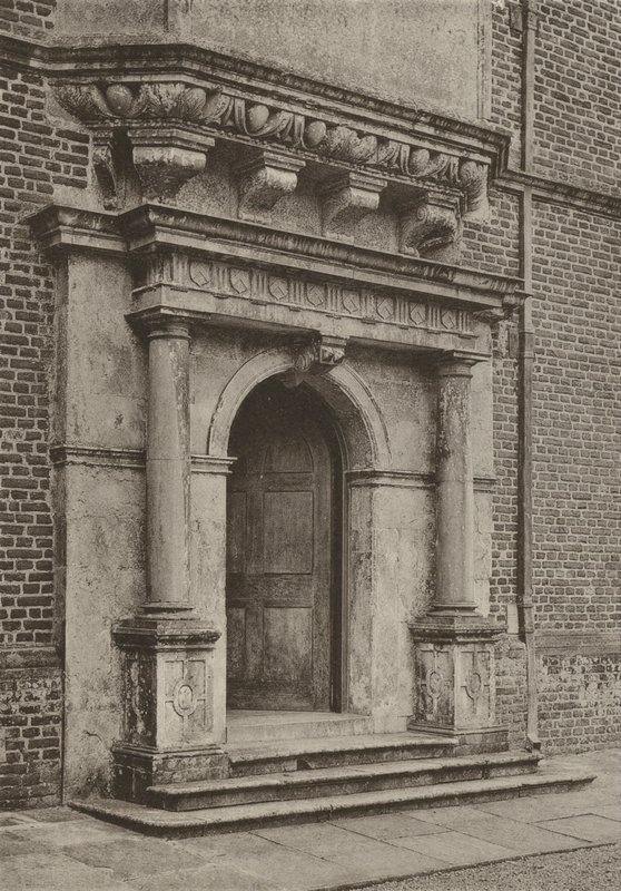 Tür, Der Südflügel, Cobham Hall von William Galsworthy Davie
