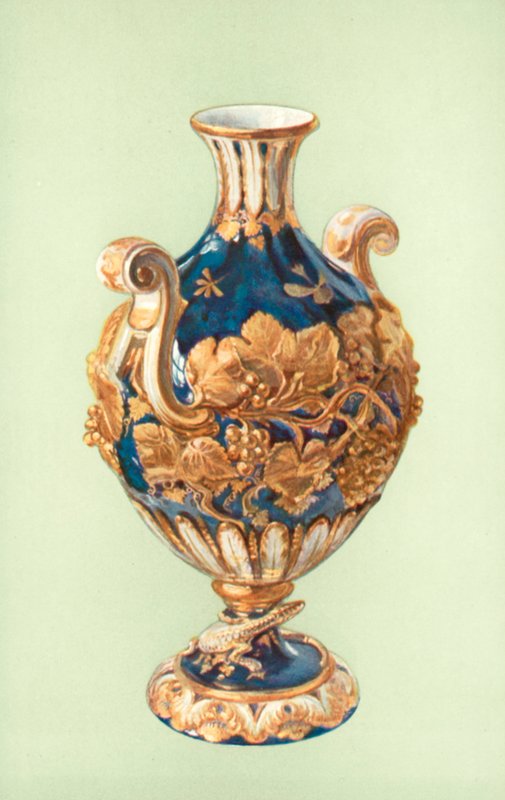 Vase, Chelsea, Mazarine Blau von William Gibb