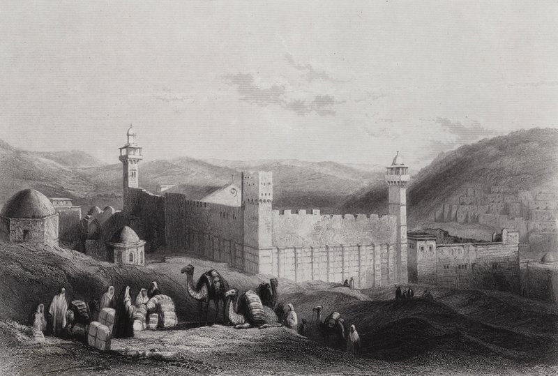 Hebron, Die Haram von William H. Bartlett