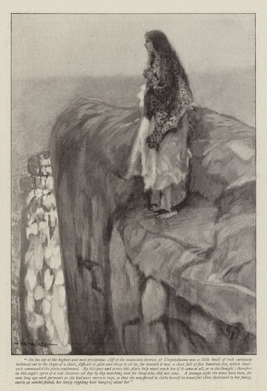 Illustration für Swallow, A Tale of the Great Trek, von H. Rider Haggard von William Hatherell