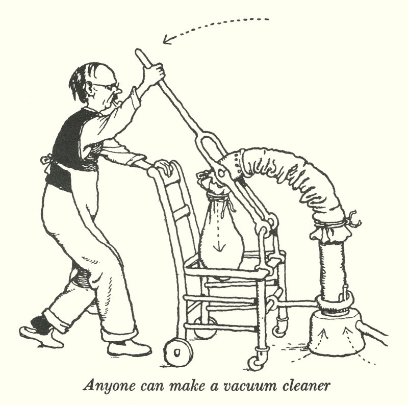 Jeder kann einen Staubsauger bauen von William Heath Robinson