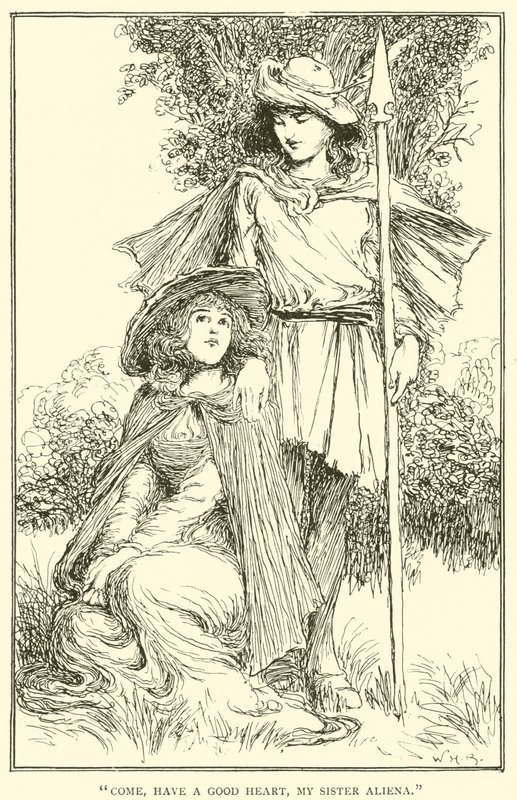 Komm, hab ein gutes Herz, meine Schwester Aliena von William Heath Robinson