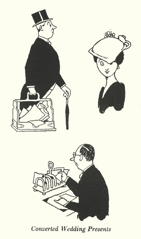 Umgewandelte Hochzeitsgeschenke von William Heath Robinson