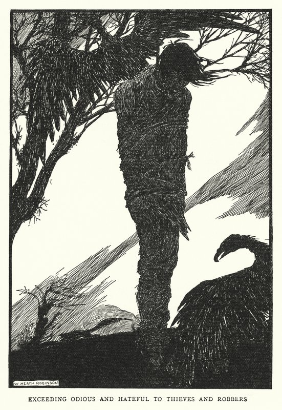 Äußerst abscheulich und verhasst bei Dieben und Räubern von William Heath Robinson