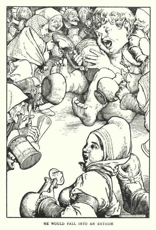 Er würde in Ekstase verfallen von William Heath Robinson