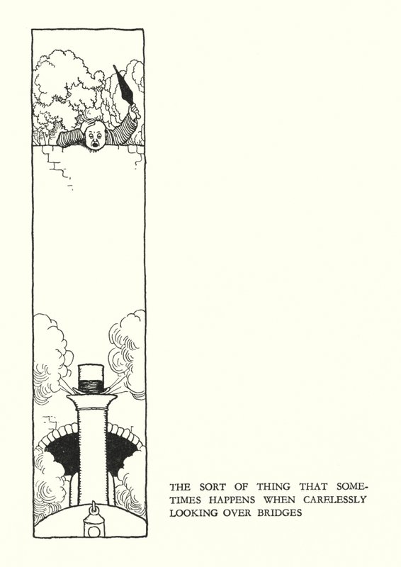 Illustration für Railway Ribaldry von W Heath Robinson von William Heath Robinson