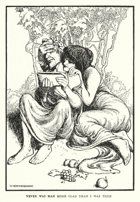 Nie war ein Mann glücklicher als ich damals von William Heath Robinson
