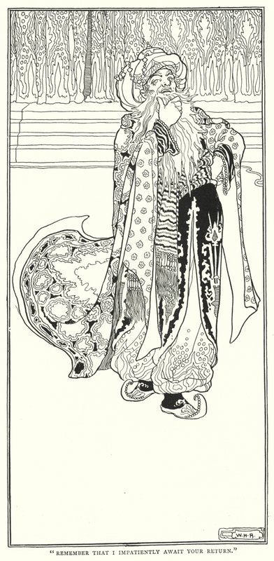 "Denken Sie daran, dass ich ungeduldig auf Ihre Rückkehr warte" von William Heath Robinson