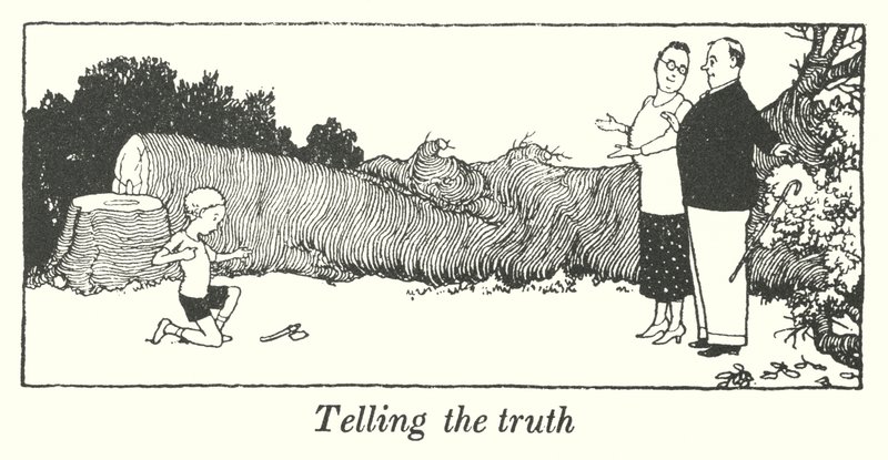 Die Wahrheit sagen von William Heath Robinson