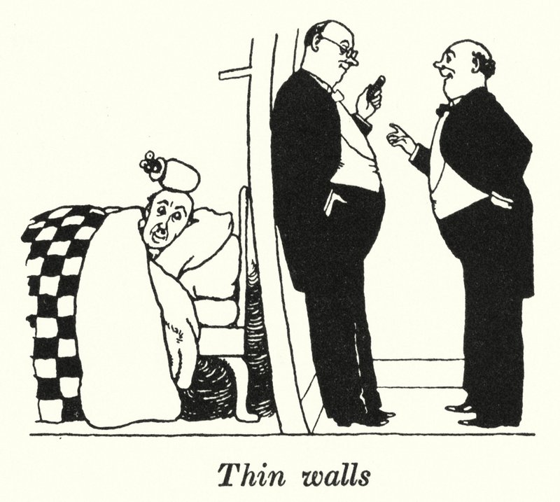 Dünne Wände von William Heath Robinson