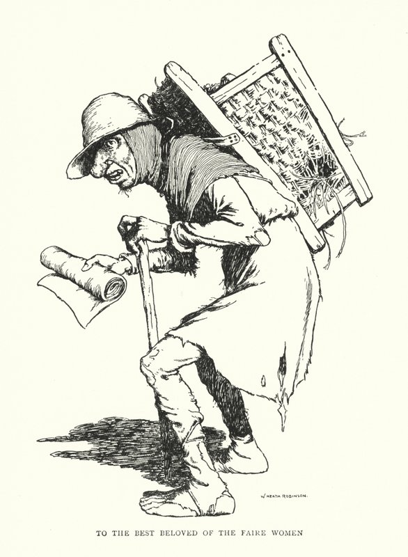 An die am meisten geliebte der schönen Frauen von William Heath Robinson