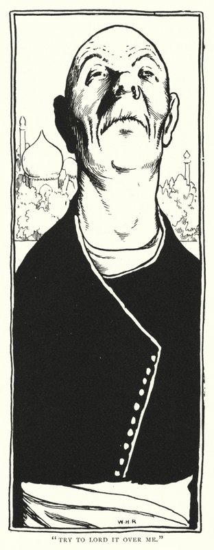 "Versuche, mich zu beherrschen" (Gravur) von William Heath Robinson