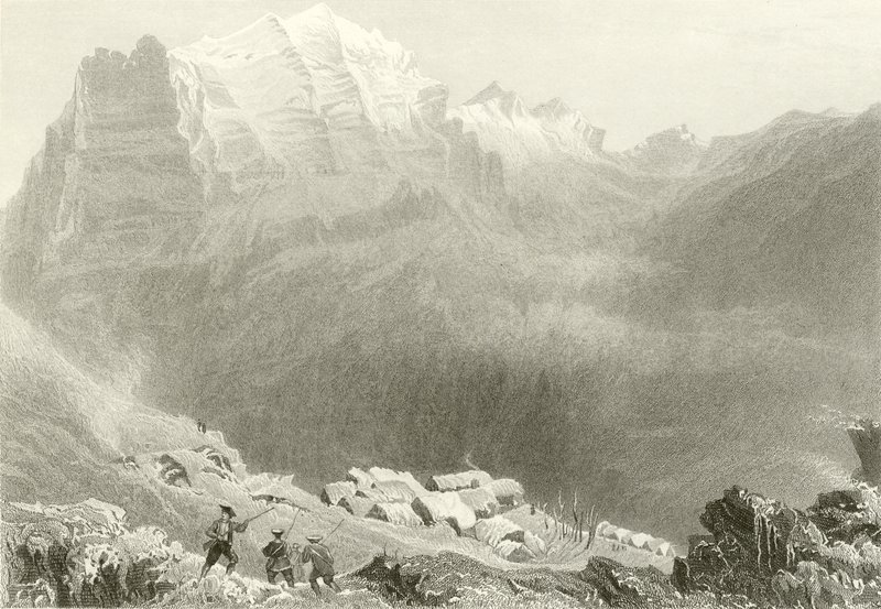 Dormeilleuse, Hochalpen, die Szene von Felix Neffs