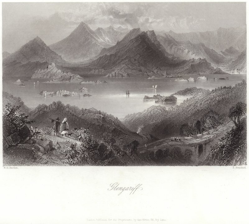Glengariff in County Cork von William Henry Bartlett
