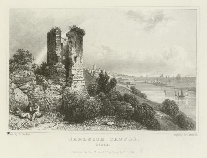 Hadleigh Castle, Essex von William Henry Bartlett