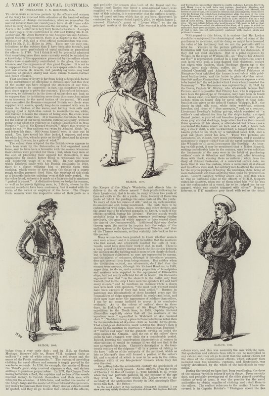 Eine Geschichte über Marinekostüme von William Heysham Overend