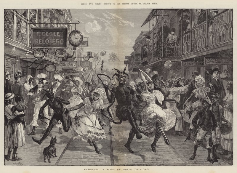 Über zwei Ozeane, Karneval in Port of Spain, Trinidad von William Heysham Overend