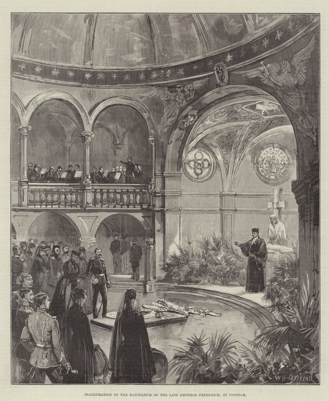 Einweihung des Mausoleums des verstorbenen Kaisers Friedrich in Potsdam von William Heysham Overend