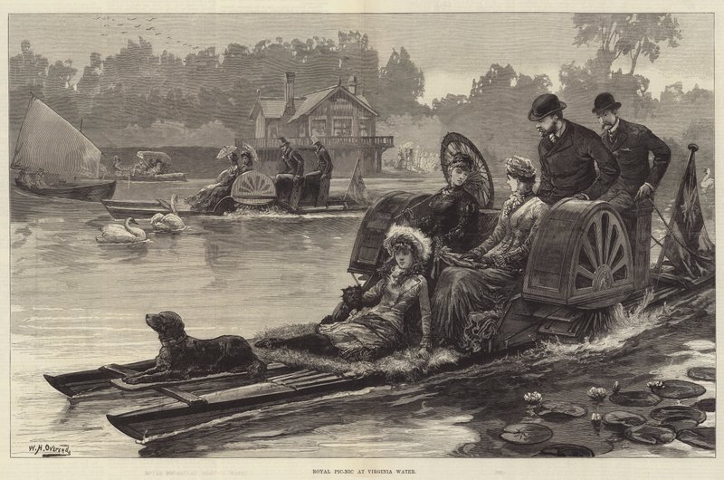 Königliches Picknick in Virginia Water von William Heysham Overend