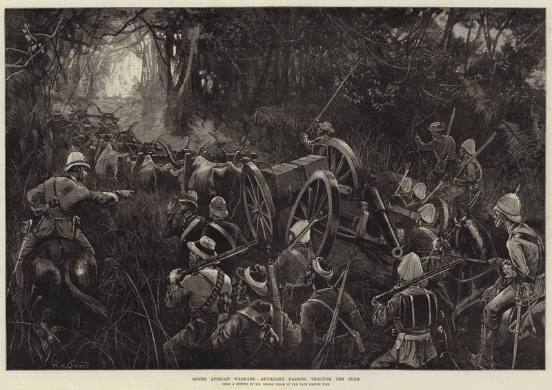 Südafrikanischer Krieg, Artillerie durchquert den Busch von William Heysham Overend