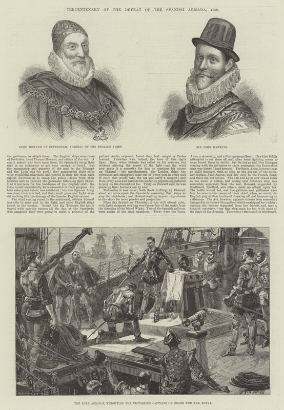 Dreihundertjahrfeier der Niederlage der spanischen Armada, 1588 von William Heysham Overend