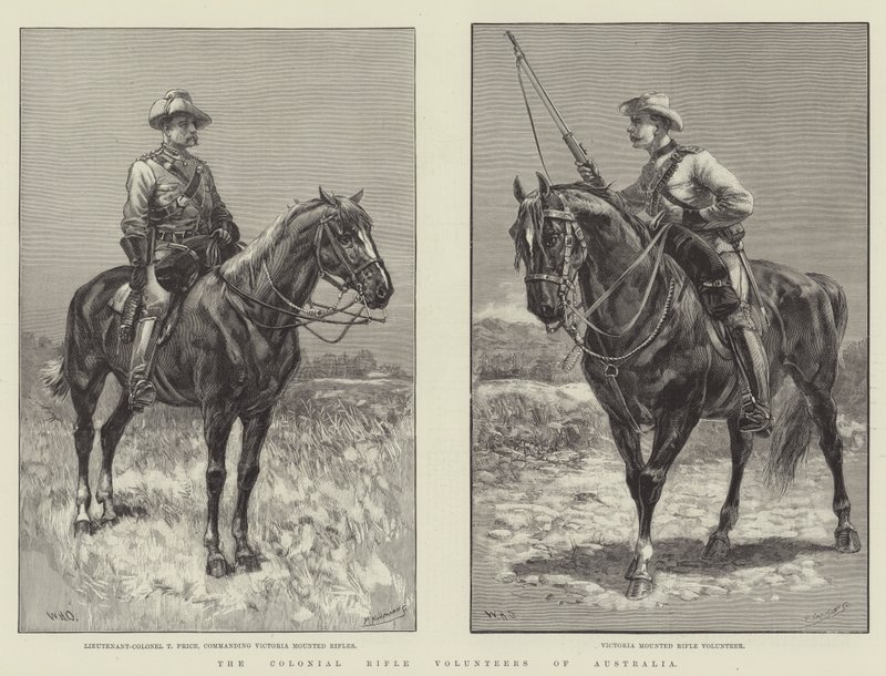 Die Kolonialen Schützenfreiwilligen von Australien von William Heysham Overend