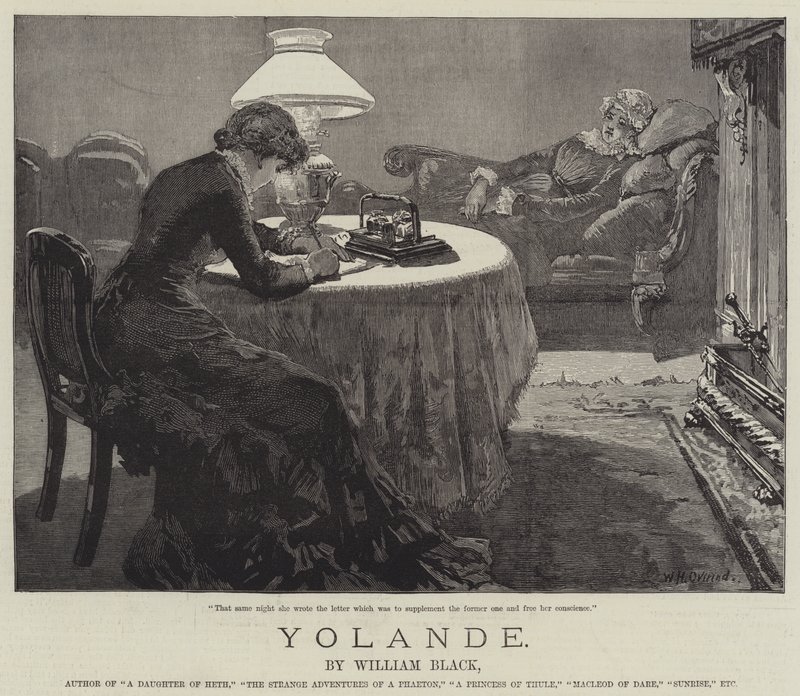 Yolande, von William Black von William Heysham Overend