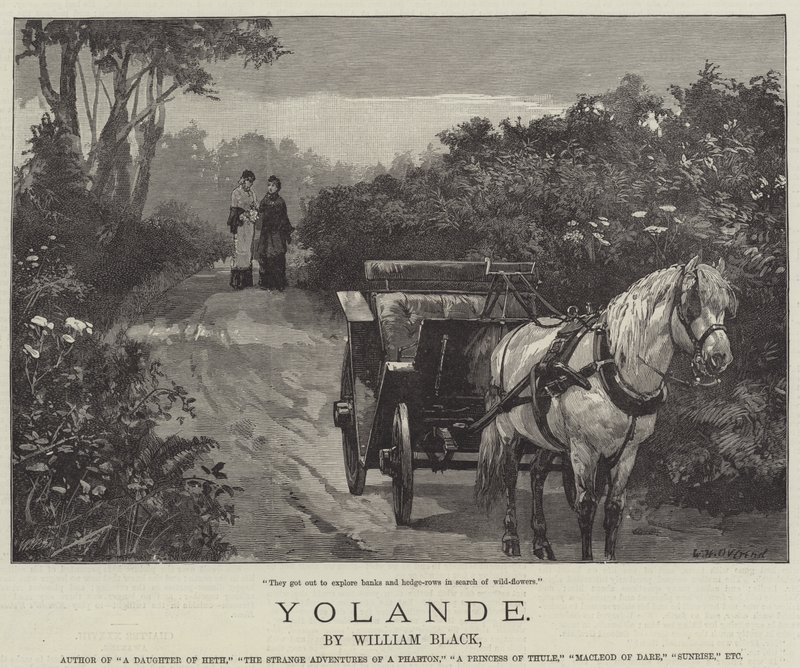 Yolande, von William Black von William Heysham Overend