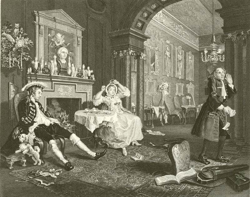 Marriage A La Mode von William Hogarth