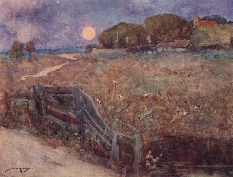 Illustration für Das verlassene Dorf von Oliver Goldsmith von William Lee Hankey
