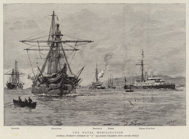 Die Marine-Mobilisierung von William Lionel Wyllie